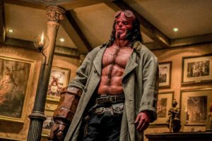 David Harbour dalam Hellboy (2019).