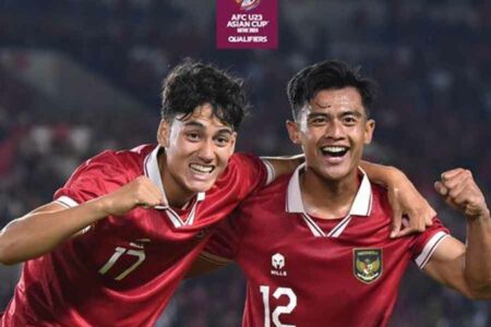 Timnas Indonesia U-23 kalahkan Taiwan 9-0 (foto: facebook @AFCAsianCup)