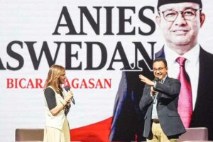Anies Baswedan Rinci Konsep Kepemimpinan Tanpa Rasa Takut dalam Kolaborasi Mata Najwa dan UGM Anies Baswedan saat berbicara di sebuah acara kolaborasi Mata Najwa dan Universitas Gadjah Mada