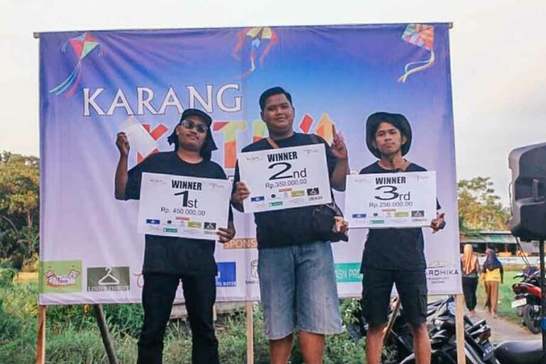 Gelaran Karang Kite Festival 2023 di Desa Wisata Karang Trimulyo, Sleman, DI Yogyakarta