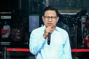Ketua Umum PKB Muhaimin Iskandar di Kantor KPK
