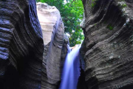 Air Terjun Luweng Sampang terletak di Gedangsari, Gunungkidul (foto: Dok Dinas Pariwisata Gunungkidul)