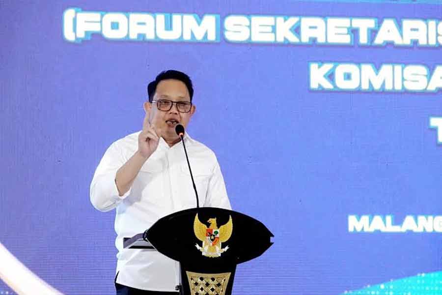 Sekretaris Daerah Provinsi (Sekdaprov) Jawa Timur Adhy Karyono