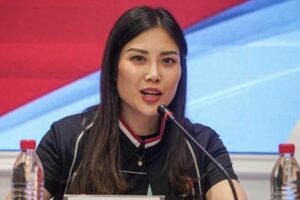 Chef de Mission (CdM) Kontingen Indonesia Angela Tanoesoedibjo