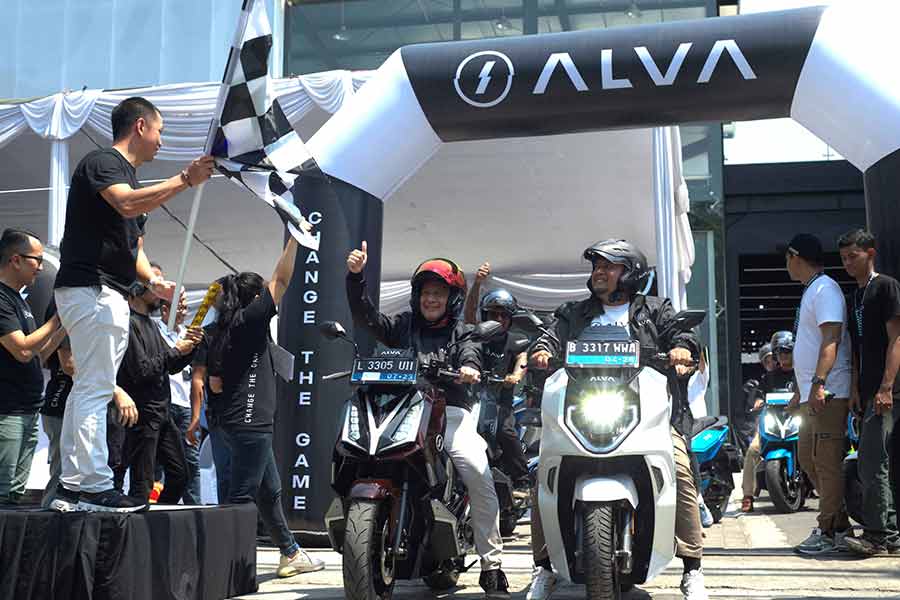 Pelepasan Fun Ride ALVA Riders Community Surabaya