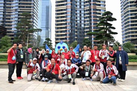 Tim Catur Indonesia Raih 7 Medali di Asian Para Games 2022 Tim catur Indonesia di Asian Para Games 2022 di Hangzhou Qi-Yuan, Hangzhou, China, berhasil meraih tujuh medali emas, dua perak dan empat perunggu. (foto: dok npcindonesia)