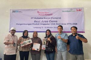 Hutama Karya Berikan Pelatihan Kewirausahaan untuk UMK Binaan di Tol Terpeka