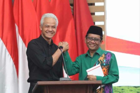 Pasangan Ganjar Pranowo dan Mahfud MD