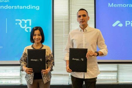 CEO Pinhome Dayu Dara dan Co-Founder Ruma.ID Mahdi Kemal Assegaf