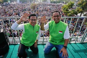 Anies Baswedan bersama Muhaimin Iskandar