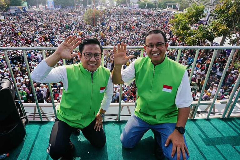Anies Baswedan bersama Muhaimin Iskandar