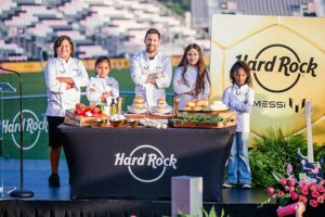 Hard Rock International dan Lionel Messi Luncurkan Hard Rock Messi Kids Menu Global brand ambassador, Leo Messi, saat menghadiri peluncuran Hard Rock Messi Kids Menu. (foto: prnasia.com)