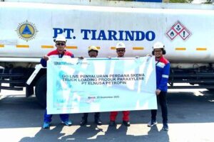 Elnusa Petrofin Gelar Go Live Penyaluran Perdana Skema Truck Loading Produk Paraxylene