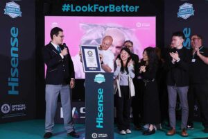 Hisense Pecahkan Rekor Guinness World Records lewat Hisense Laser TV Championships