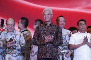 Ganjar Pranowo menghadiri puncak perayaan HUT ke-25 PSMTI di Taman Mini Indonesia Indah