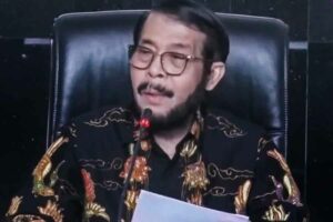Anwar Usman Sayangkan Sidang Terbuka dan Putusan MKMK Anwar Usman saat menggelar konferensi pers usai dicopot dari jabatannya sebagai Ketua Mahkamah Konstitusi, Rabu (8/11/2023)