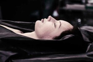 Sinopsis The Autopsy of Jane Doe (2016), Dimensi Baru Film Horor yang Gelap dan Mencekam Olwen Catherine Kelly dalam The Autopsy of Jane Doe (2016)