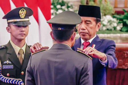 Pelantikan Jenderal Agus Subiyanto sebagai Panglima TNI