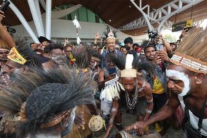 Ganjar Pranowo di Merauke, Papua