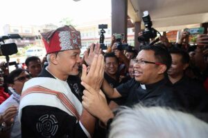 Ganjar Pranowo saat bertemu tokoh agama di Tana Toraja