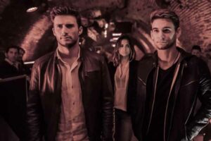 Scott Eastwood, Ana de Armas, dan Freddie Thorp dalam film Overdrive (2017)