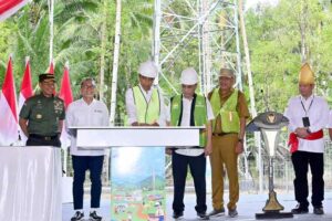 Peresmian BTS 4G Bakti di Talaud, Sulawesi Utara