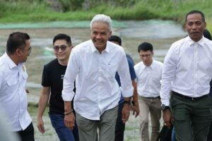 Ganjar Pranowo kunjungi Ibu Kota Nusantara di Kalimantan Timur