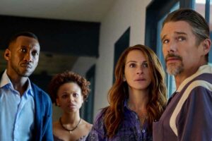 Leave the World Behind (2023): Thriller Apokaliptik dengan Kejutan-kejutan tak Biasa Penampilan memikat Mahershala Ali, Myha'la, Julia Roberts, dan Ethan Hawke dalam Leave the World Behind (2023) (foto: Dok Netflix)