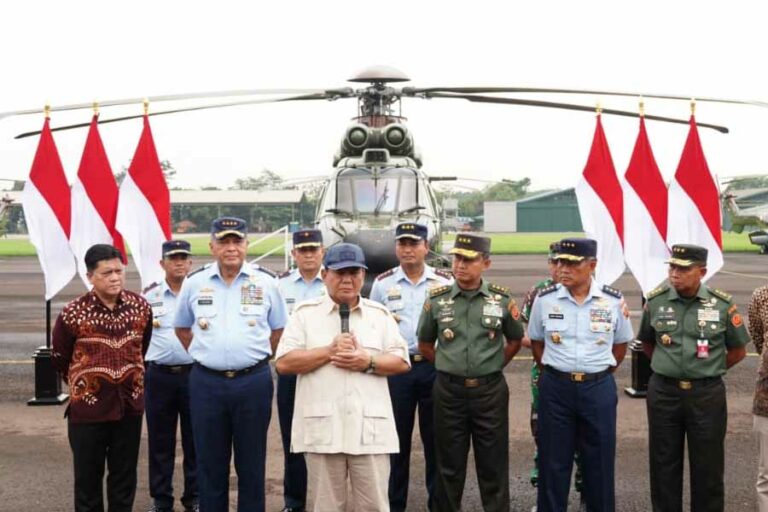 Kasum TNI Hadiri Penyerahan Helikopter H225M dan Simulator Penerbangan Penuh di Lanud Atang Sendjaja