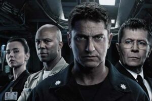 Linda Cardellini, Common, Gerard Butler, dan Gary Oldman, dalam Hunter Killer (2018)