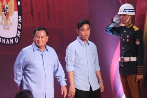 Prabowo Subianto bersama Gibran Rakabuming Raka