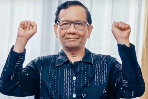 Mahfud MD Ajak Seluruh Anak Muda Indonesia Sambut Pemilu 2024 dengan Gembira Tangkapan layar video ajakan Mahfud MD untuk berpartisipasi dalam Pemilu 2024