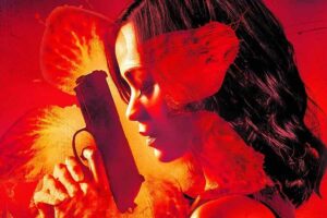 Zoe Saldana dalam poster film Colombiana (2011)