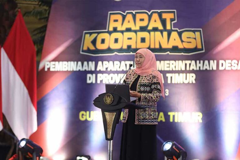 Gubernur Jawa Timur Khofifah Indar Parawansa