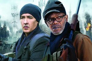 Sinopsis Cell (2016), Saat Sinyal Seluler Misterius Merubah Manusia jadi Makhluk Buas John Cusack dan Samuel L. Jackson dalam film Cell (2016)