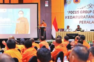 Bencana di Jawa Timur Turun 47,9 Persen pada 2023, Sekdaprov Adhy Lakukan Evaluasi Penanganan FGD Kedaruratan, Logistik dan Pralatan di Hotel Grand Mercure Surabaya