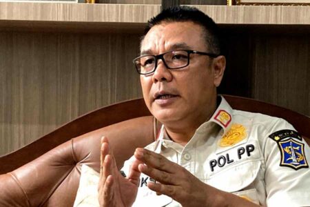 Kepala Satpol PP Kota Surabaya, M Fikser