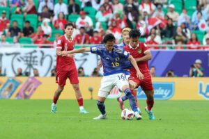 Aksi timnas Indonesia dalam laga terakhir Grup D Piala Asia 2023 (foto: Dok PSSI)
