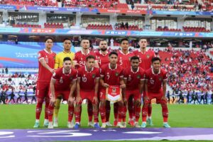 Timnas Indonesia di Stadion Jassim Bin Hamad, Doha, Qatar