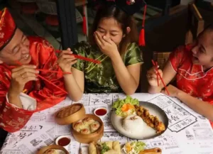 Momen perayaan Imlek di Artotel Yogyakarta