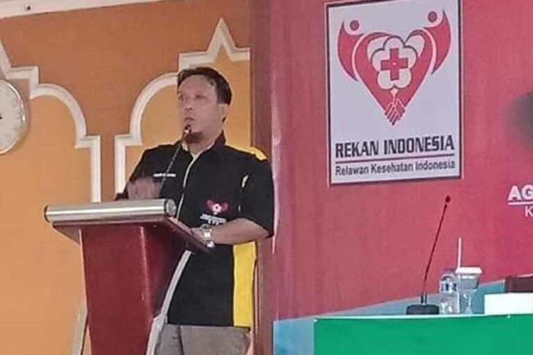 Ketua Nasional Relawan Kesehatan Indonesia (Rekan Indonesia) Agung Nugroho