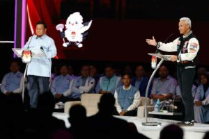 Prabowo Subianto dan Ganjar Pranowo