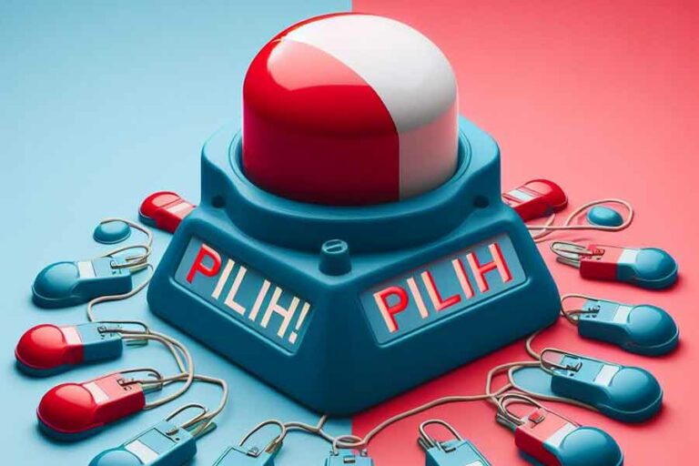 Ilustrasi buzzer di pemilihan umum