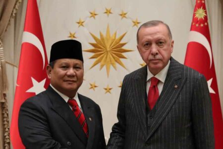 Prabowo Subianto dan Presiden Turki Recep Tayyip Erdogan