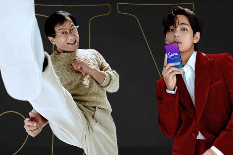 SimInvest Umumkan Duo Brand Ambassador Internasional, V BTS dan Jackie Chan