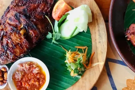 Ilustrasi makanan Indonesia