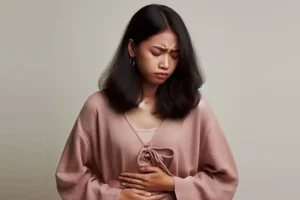 Ilustrasi penderita gangguan lambung