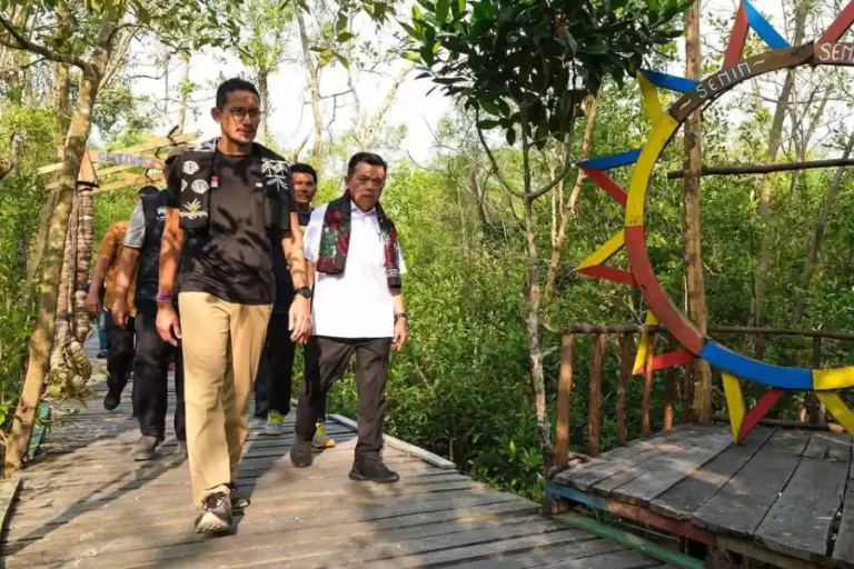 Menparekraf Kunjungi Wisata Mangrove Pangkal Babu Kuala Tungkal Jambi