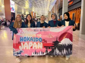 Ikuti Program Merdeka Belajar, Mahasiswa Undip Magang di Jepang Mahasiswa FPIK Universitas Diponegoro yang siap magang di beberapa perusahaan di Jepang selama dua semester (foto: Dok Undip)