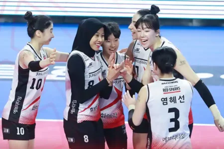 Tim andalan Daejeon JungKwanJang Red Sparks (foto: instagram @red__sparks)